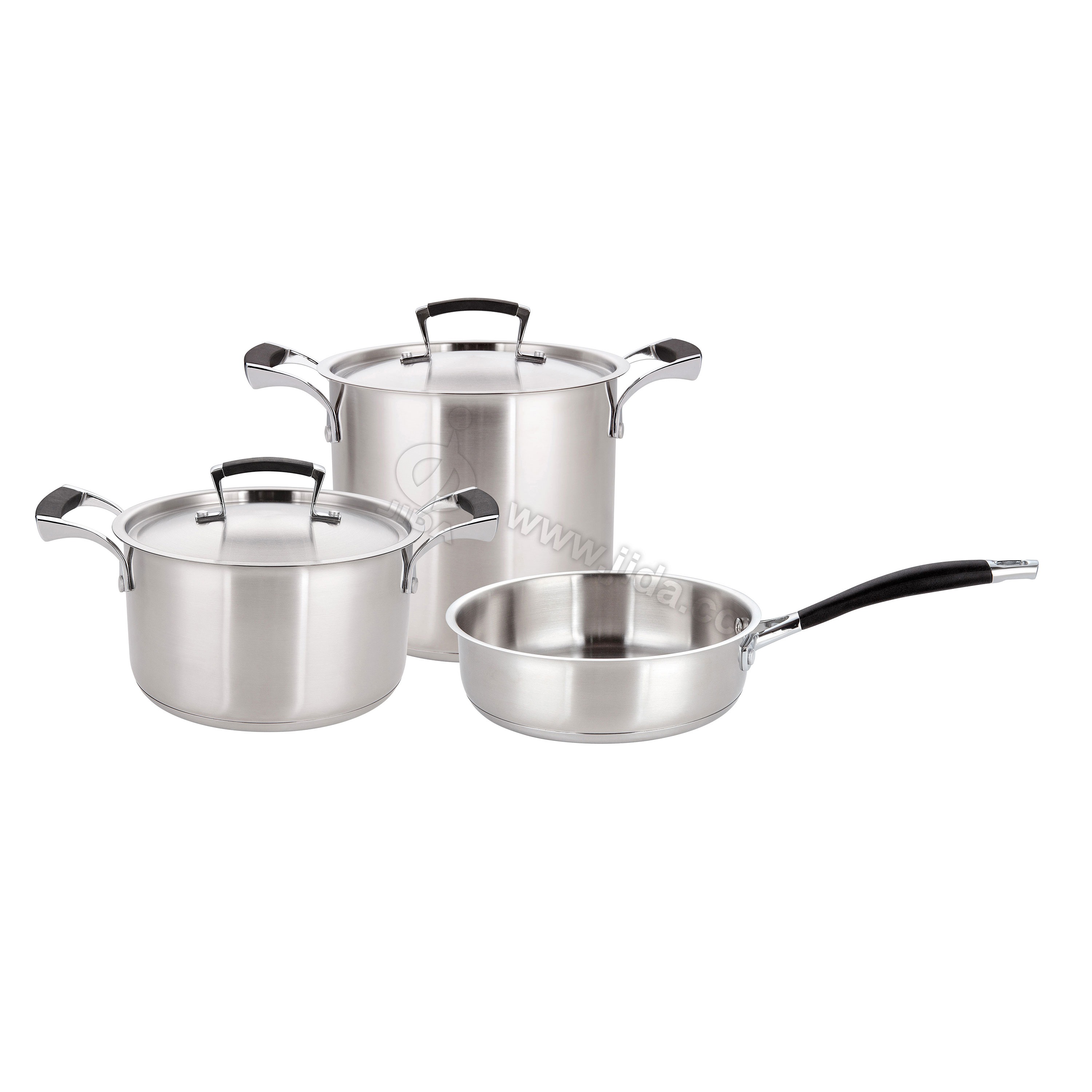 5pcs cut edge pot