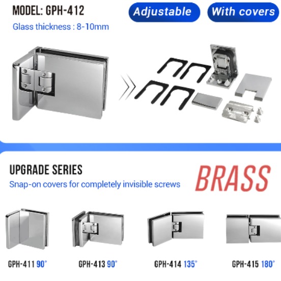 AdjustableShower Hinge