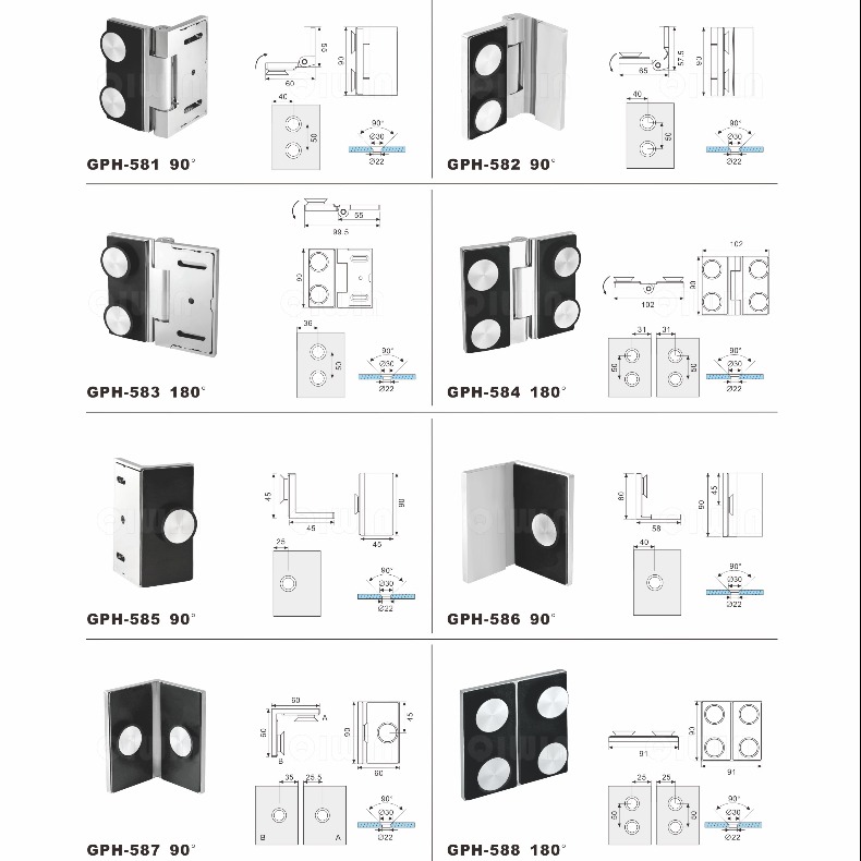 Shower Hinge