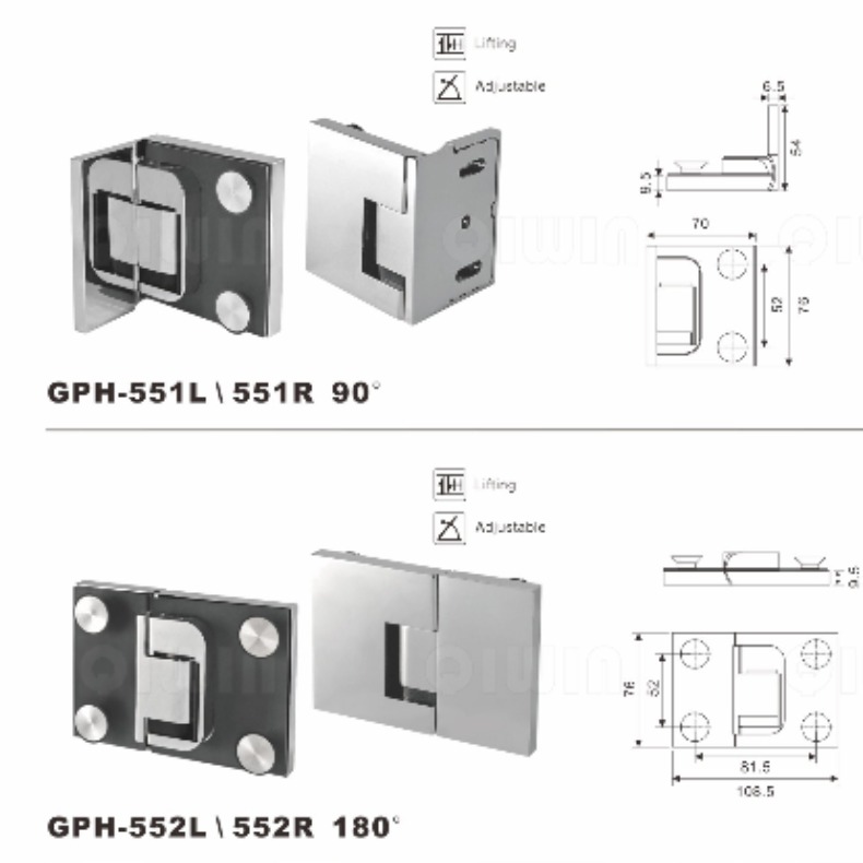 Shower ifting Hinge