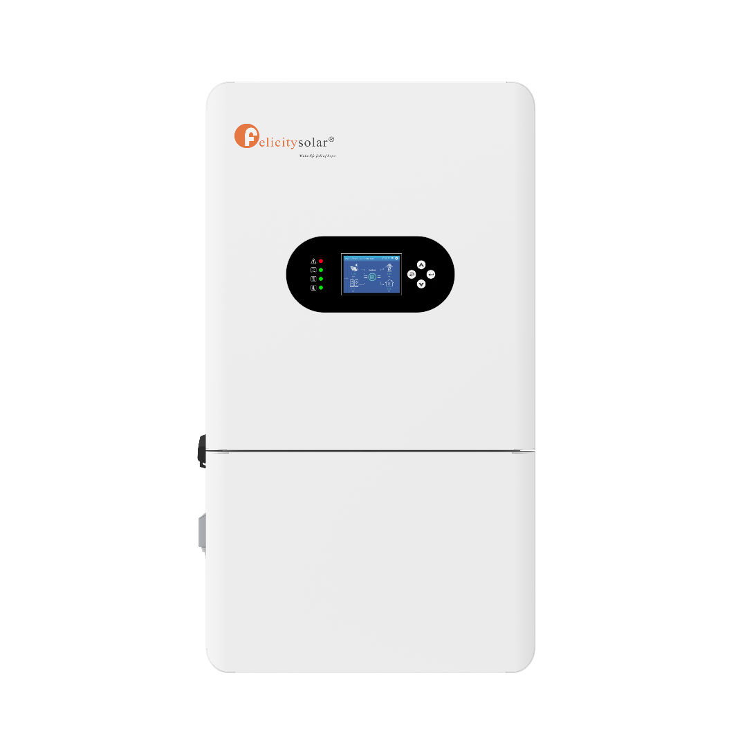 Felicitysolar IVGM8KLP2G1-US 8kW Split Phase Hybrid Solar Inverter 120/240V Dual MPPT NEMA4X IP65 WiFi Max 10 Parallel For US Home Energy Storage