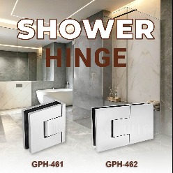 Magnetic Cover Adjustable Shower Hinge