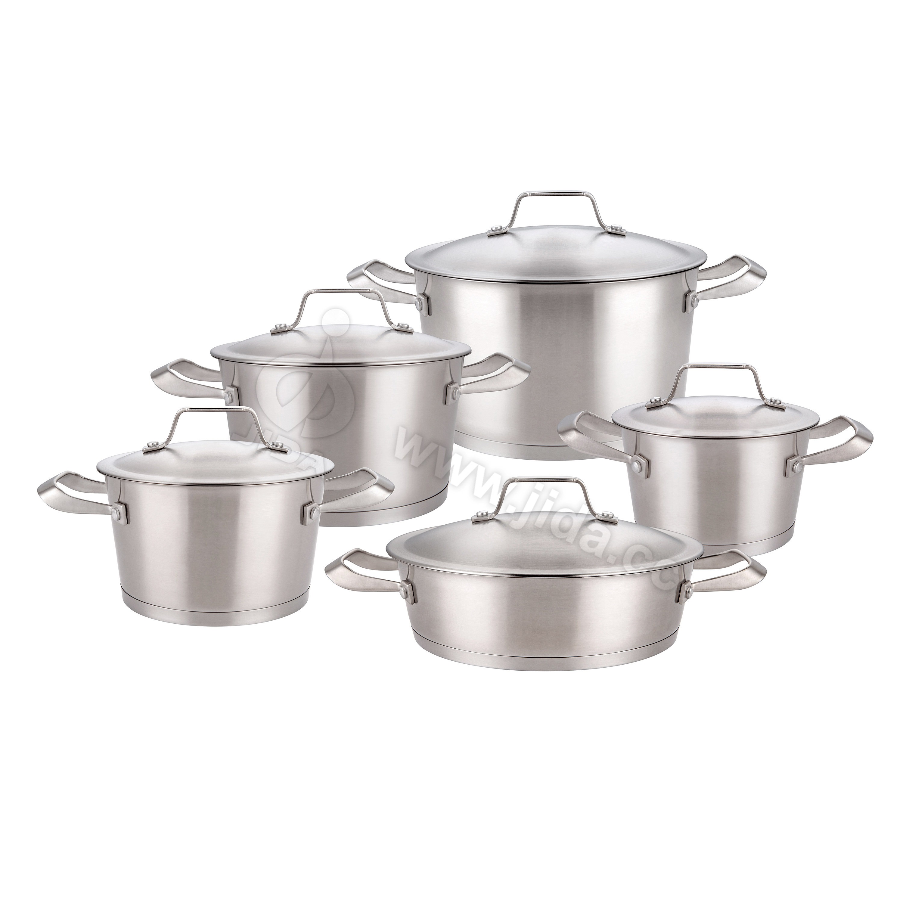 15pcs cut edge pot