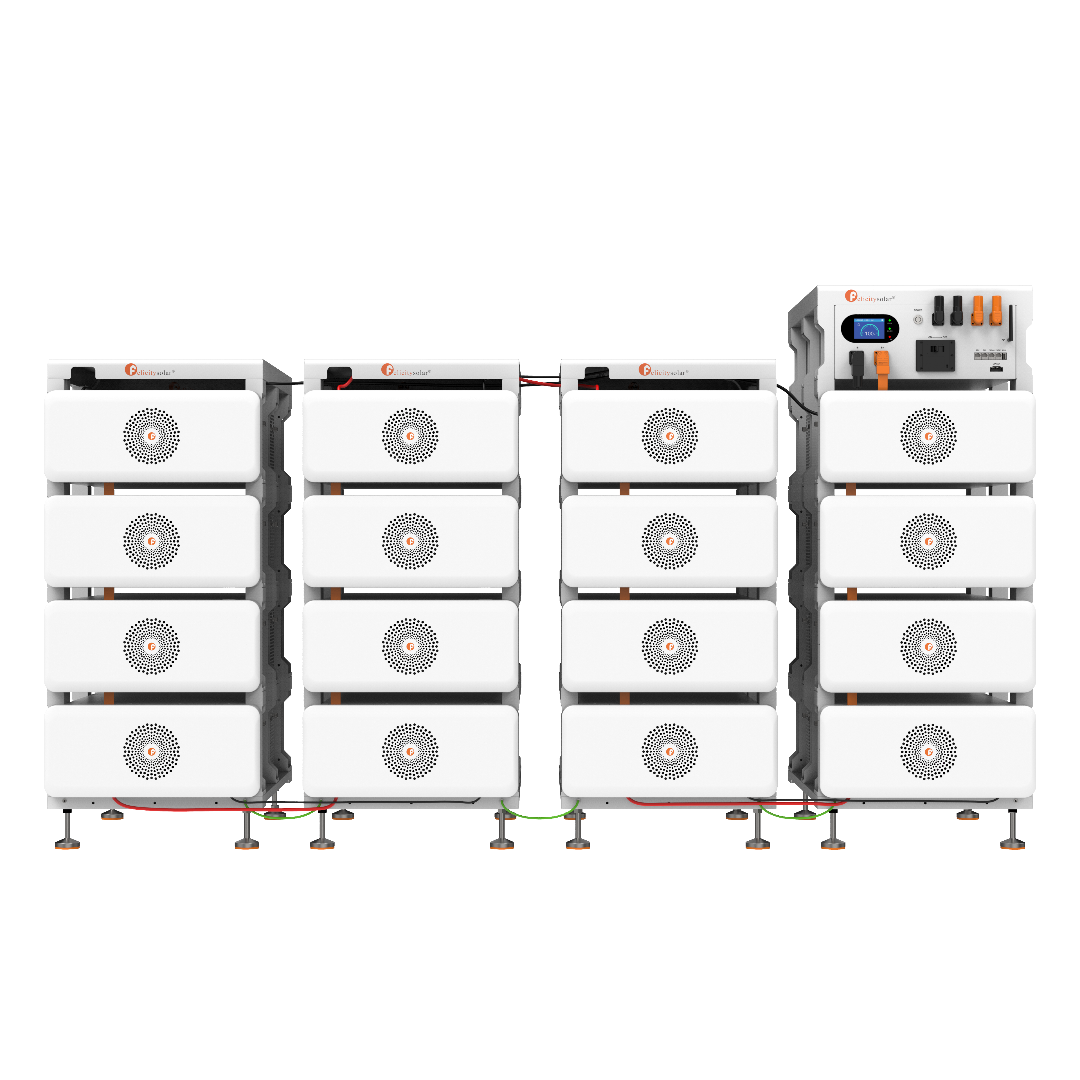 Felicitysolar FLH48314UG1 16.07kWh-240kwh High Voltage LiFePO4 Battery 819.2V Max 16 Parallel Air Cooling Fire Protection WiFi APP Commercial Energy Storage