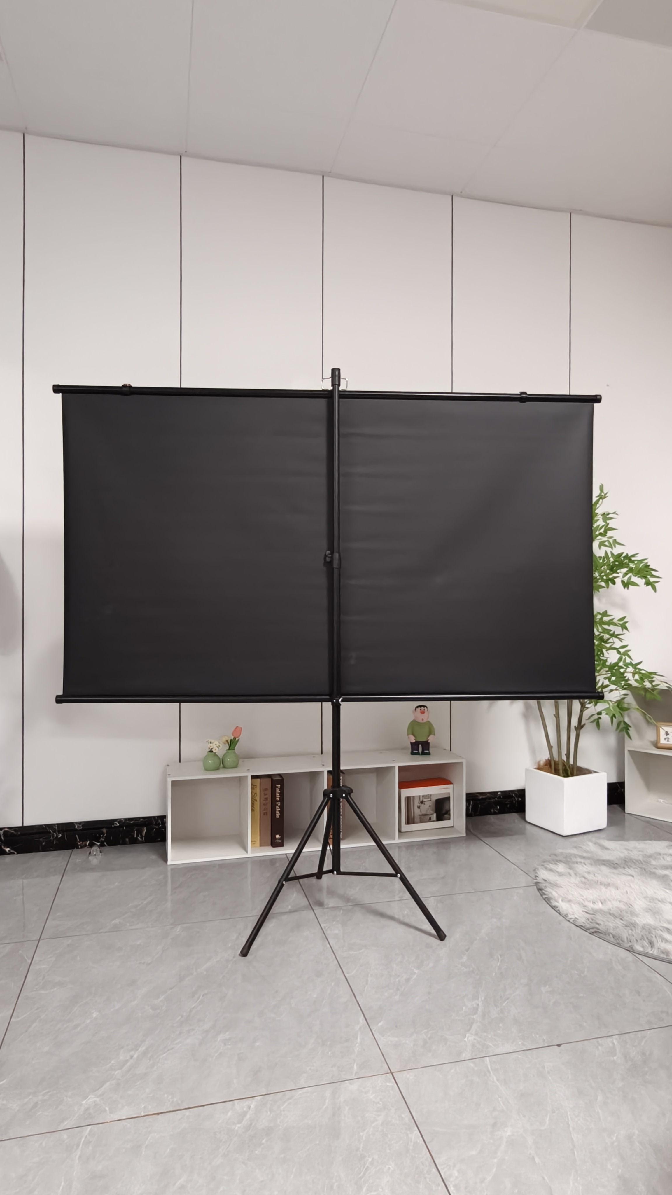 Portable Matte White Simple Tripod Screen