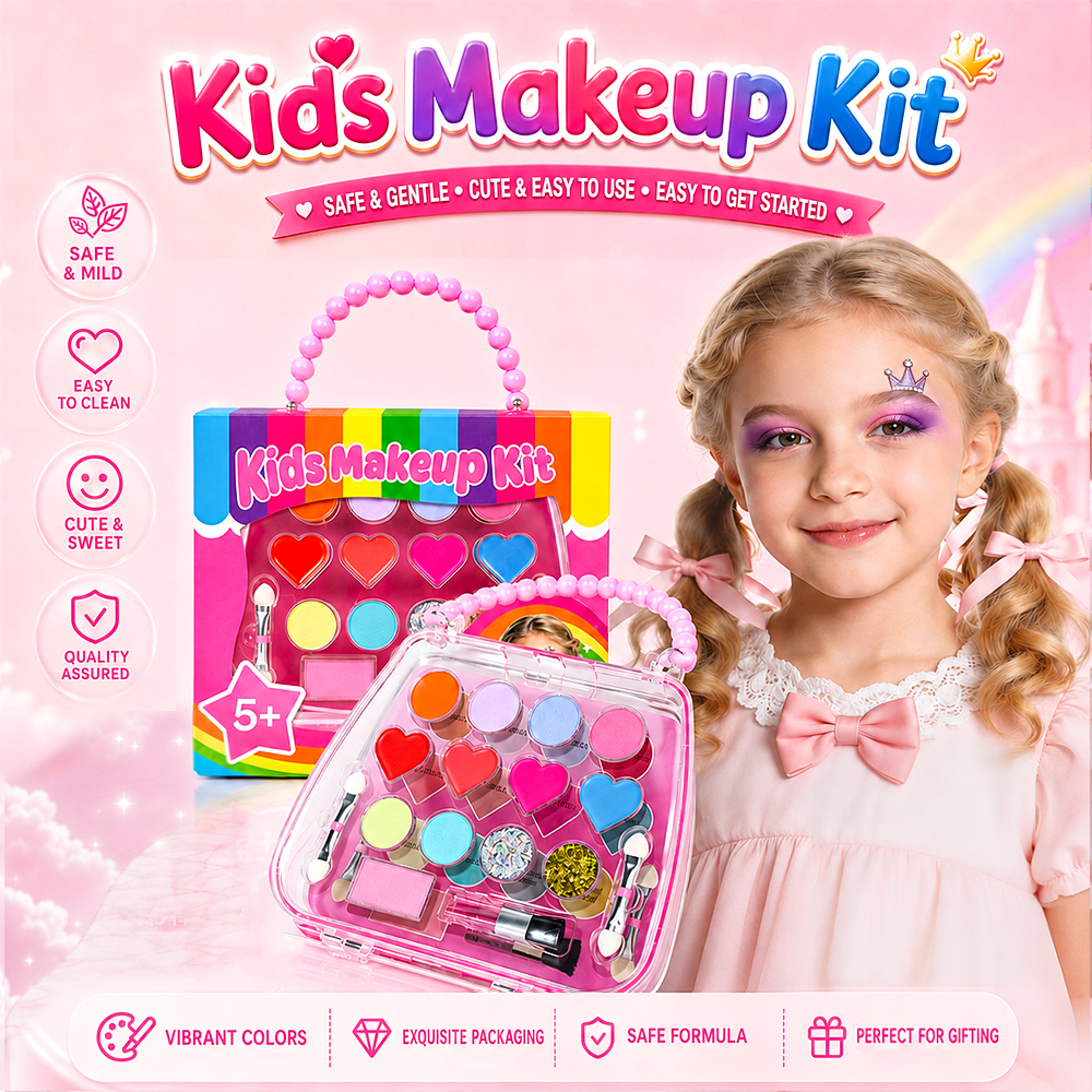 Kids Pretend Play Makeup Toy Set
