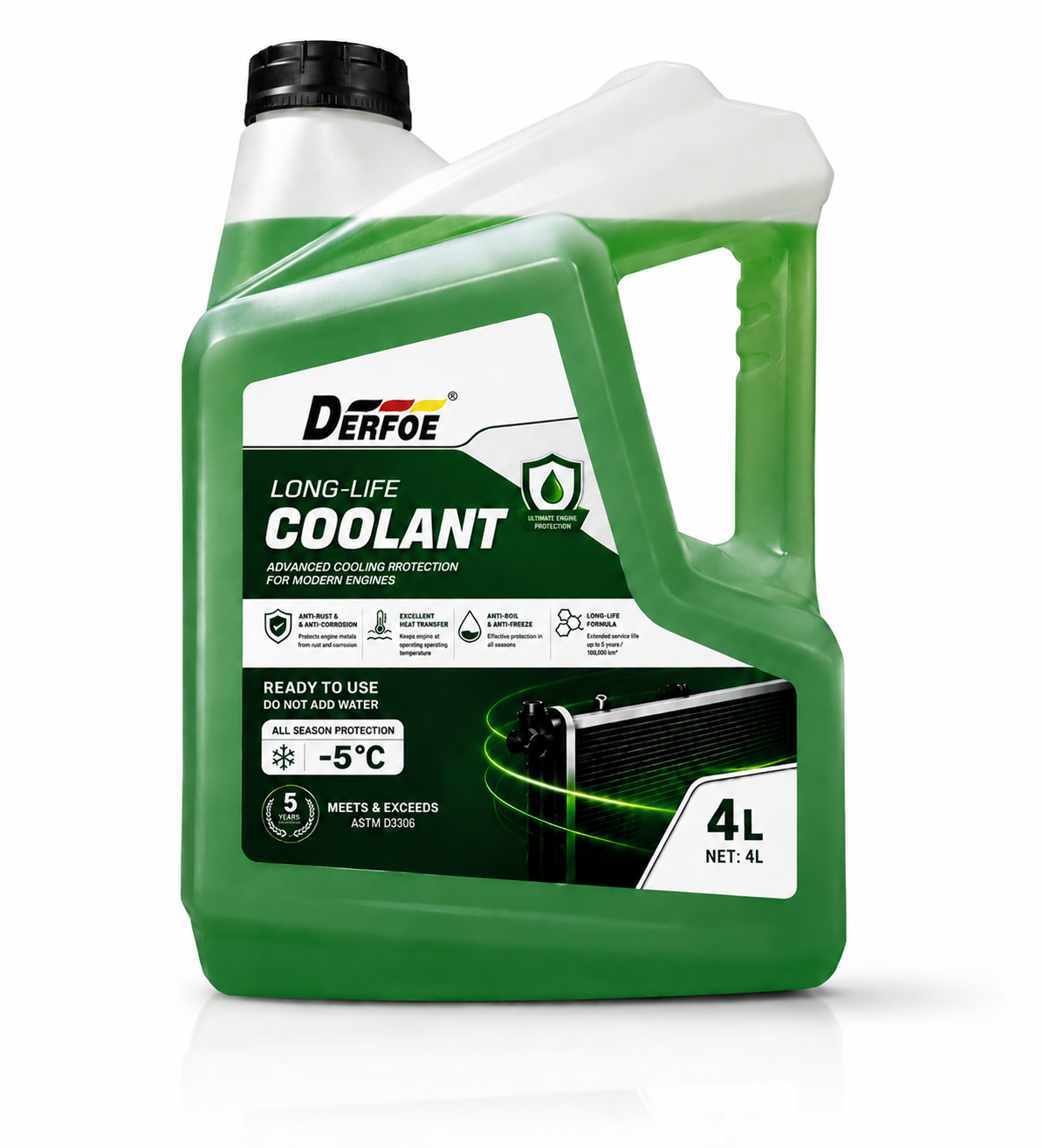 DERFOE Long Life Coolant (0°C / -5°C / -10°C)