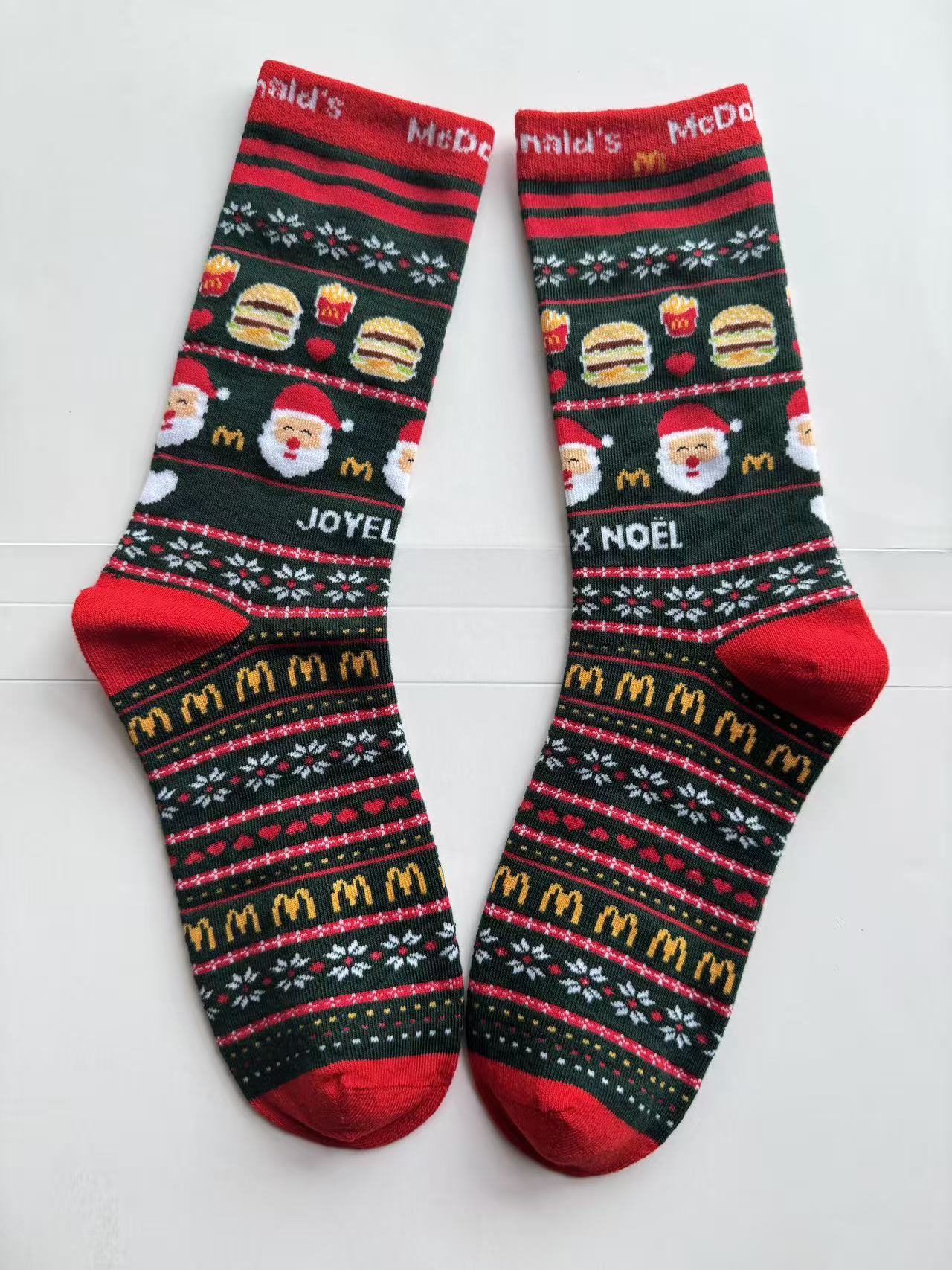 Mc Donald's Knitted Jacquard Socks