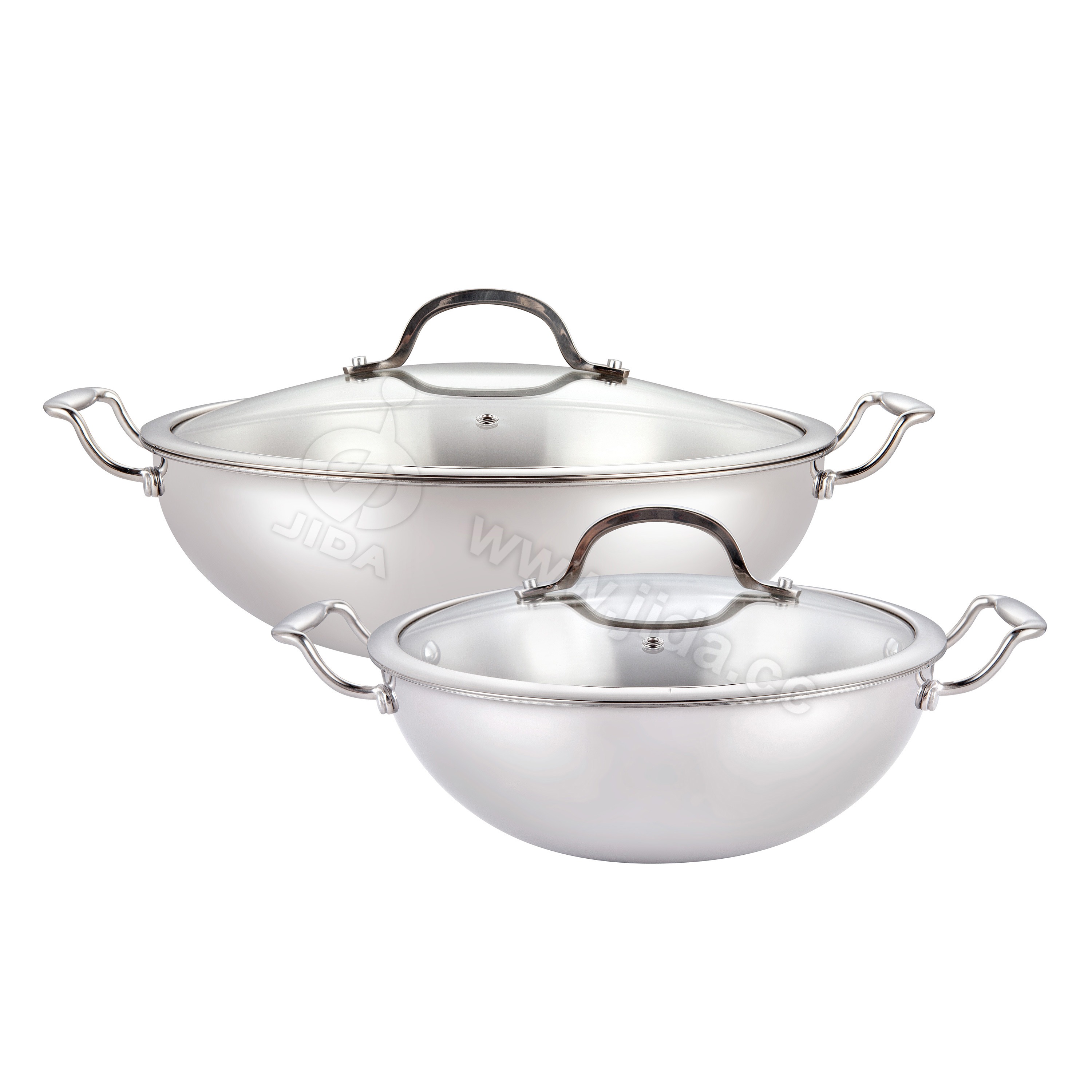 4pcs cut edge stock pot