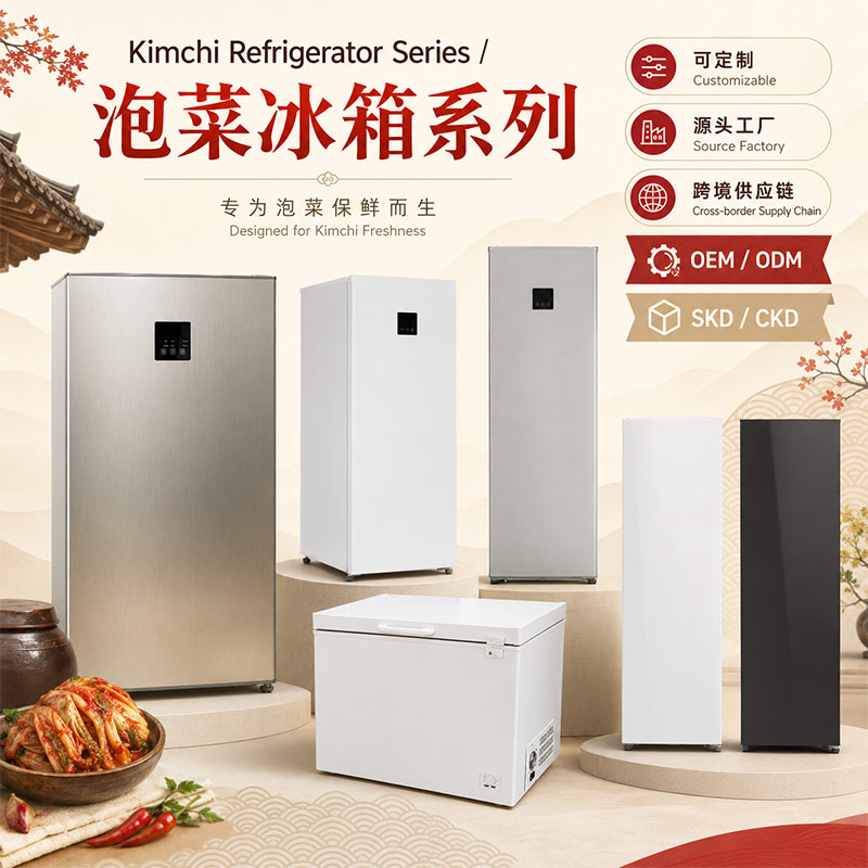 Commercial Kimchi Refrigerator, Constant‑Temp Fermentation Fresh‑Keeping Cabinet, Korean Pickle Storage Freezer, Horizontal & Vertical, OEM ODM SKD CKD, PAYGO Supported