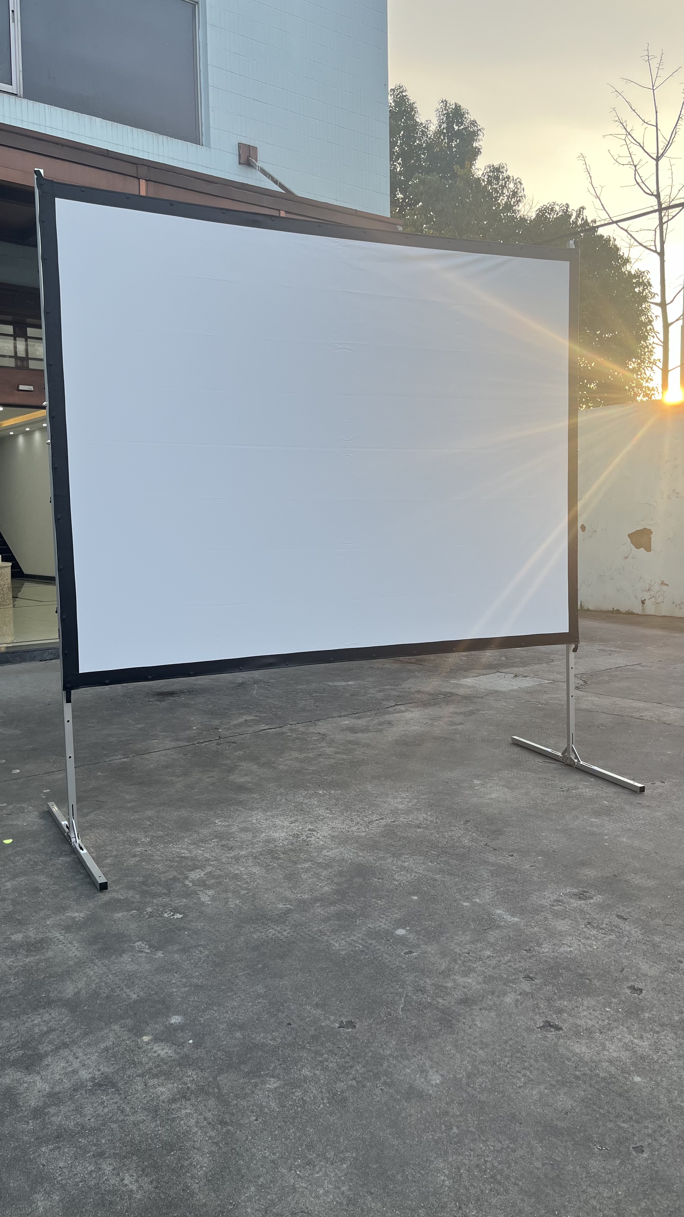 China Portable Simple quick folding screen with portable easy storage