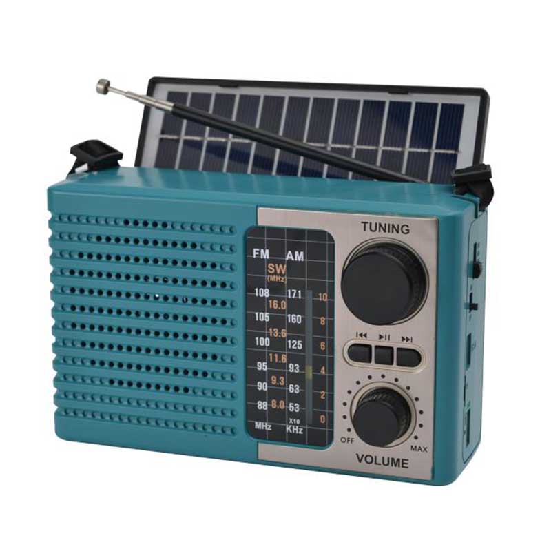Factory Wholesale Solar powered Am Fm Sw Radio Multi Band Portable Radio