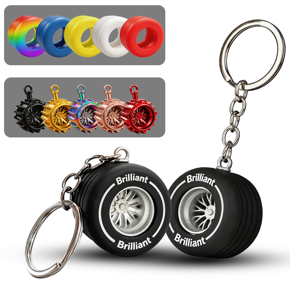 Ready Mold Silicone Tyre Keychain, Fast Shipping
