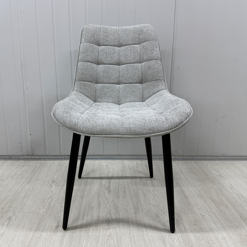 Wholesale Modern Leather Dining Chairs Set Comfortable with Sturdy Metal Legs for Dining Table