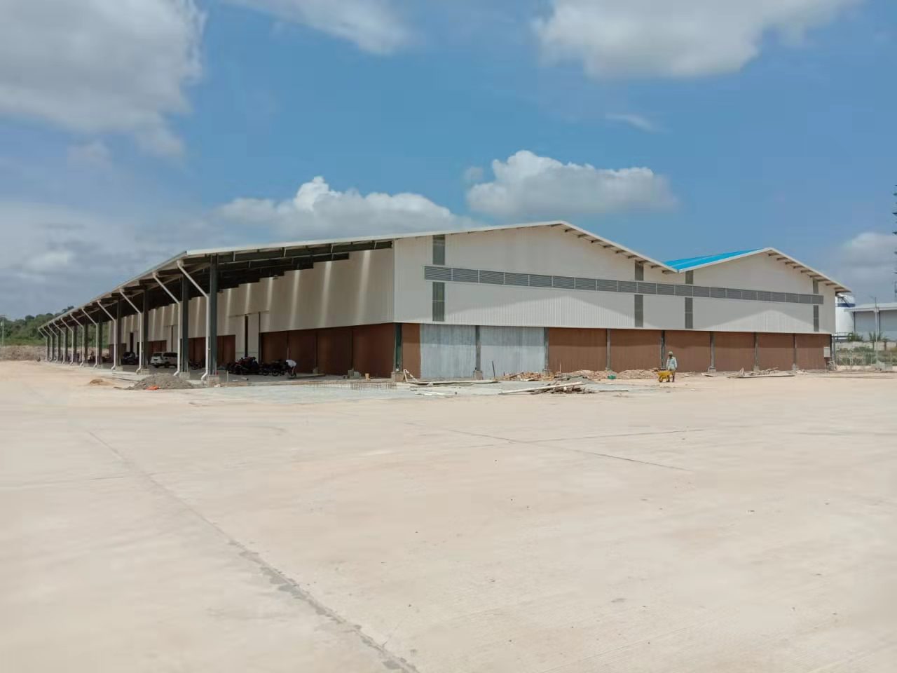 Large Span Steel Structure Factory Building for Industrial Workshop Manufacturing and Open Production Space