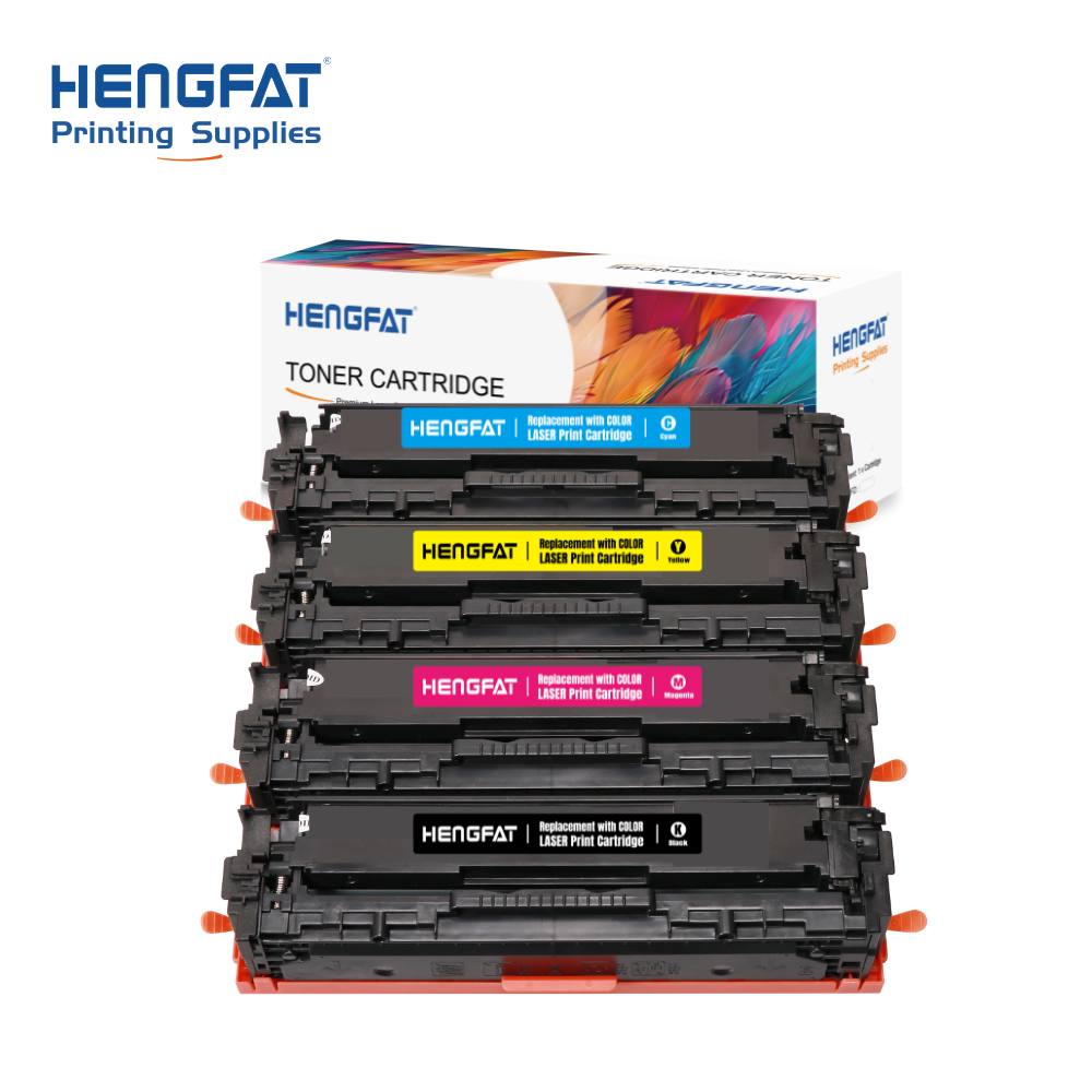 Compatible Toner Cartridge HENGFAT Brand For hp 125A CB540A CB541A CB542A CB543A