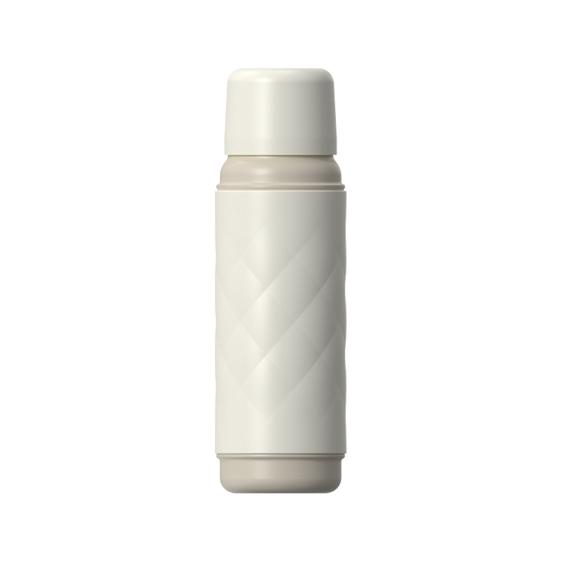 Double‑wall Vacuum Insulated Water Bottle with Screw‑on Lid, Lid Usable as Drinking Cup