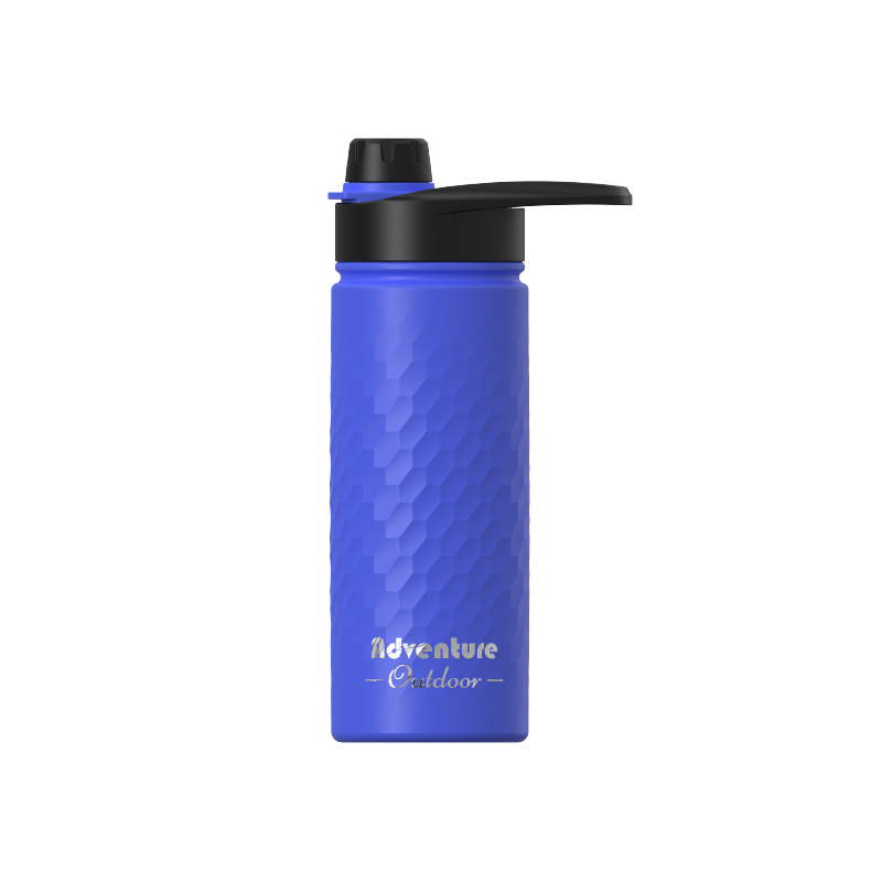 Double‑Wall Vacuum Insulated Mug, Screw‑on Lid with Carry Handle