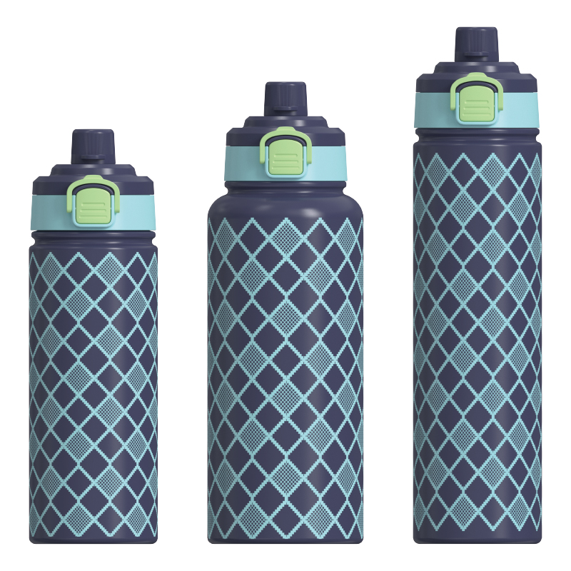 Double‑Wall Vacuum Insulated Mug, One‑Click Pop‑Up Lid, Dual‑Drink Lid with Nozzle & Direct Spout