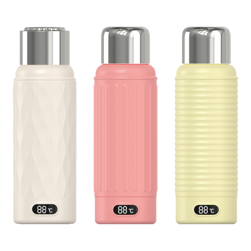 Double-Wall Vacuum Insulated Tumbler Stainless steel screw cap Smart LED temperature display Touch temperature sensor