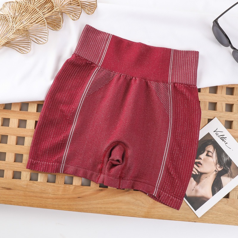 Women’s High Waist Seamless Shaping Shorts Stretch Yoga Workout Biker Shorts Activewear