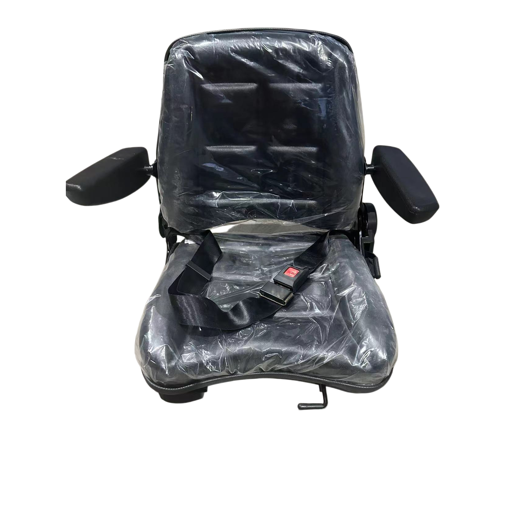 Adjustable Backrest Machinery Seat With Foldable Armrest Safety Belt for Tractor Forklift Excavator Mower FD-820