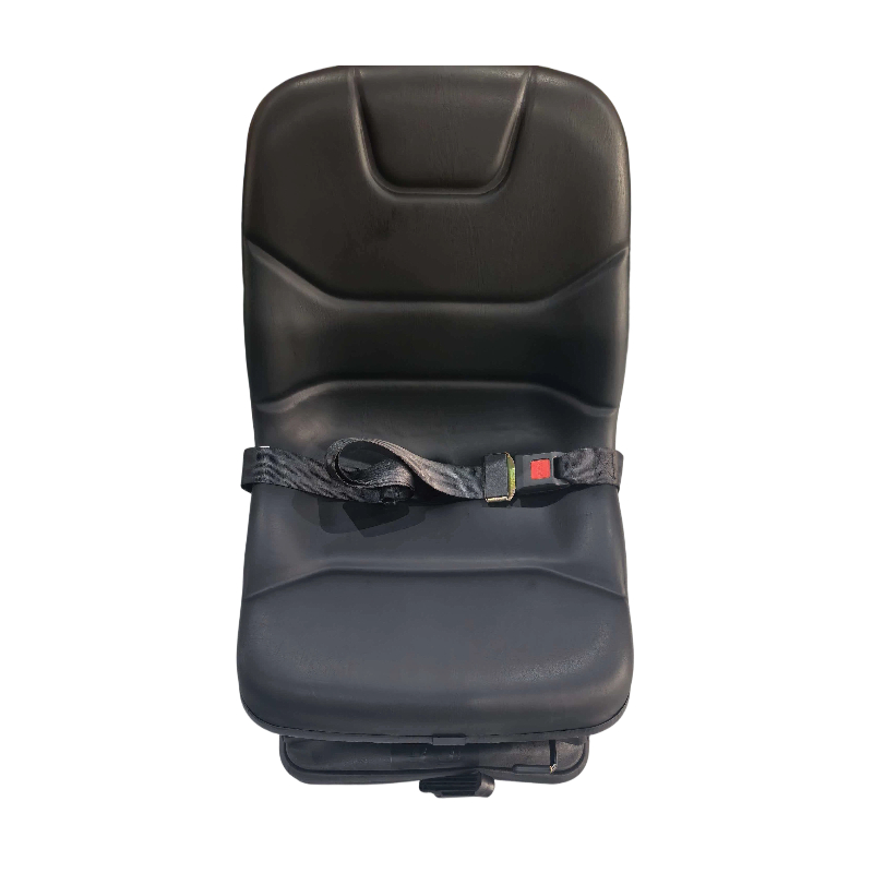 Adjustable Backrest PVC Machinery Seat With Safety Belt for Tractor Forklift Excavator Lawn Mower FD-837-1