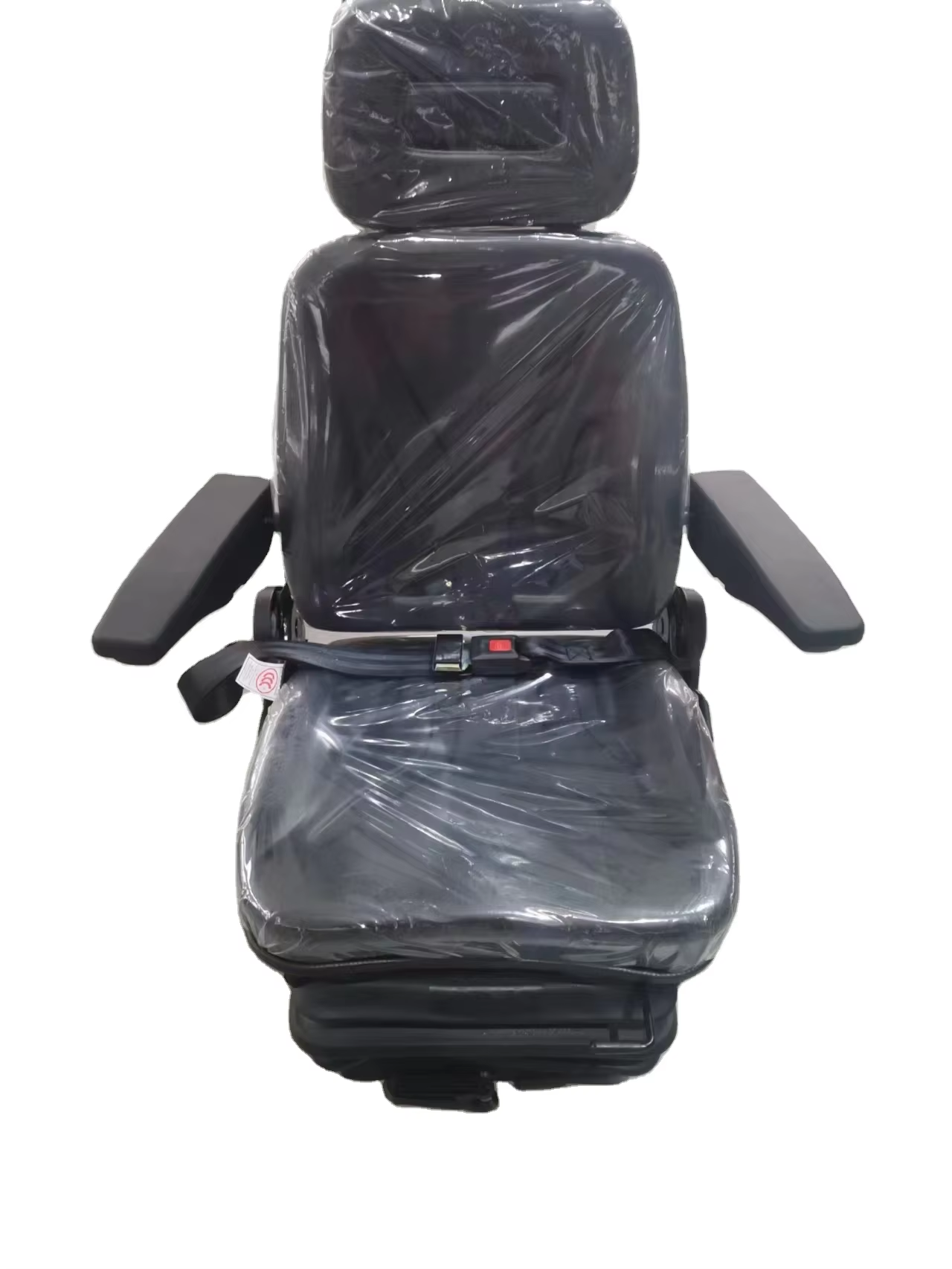 Mechanical Suspension PVC Leather Tractor Seat Headrest Armrest Safety Belt Loader Forklift Crawler Wheels Farm Machinery FD-802