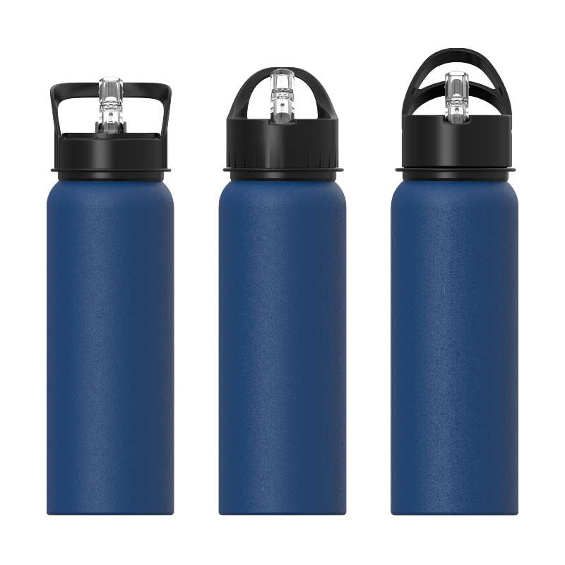 Double‑Wall Vacuum Insulated Mug, Screw‑on Lid with Carry Handle