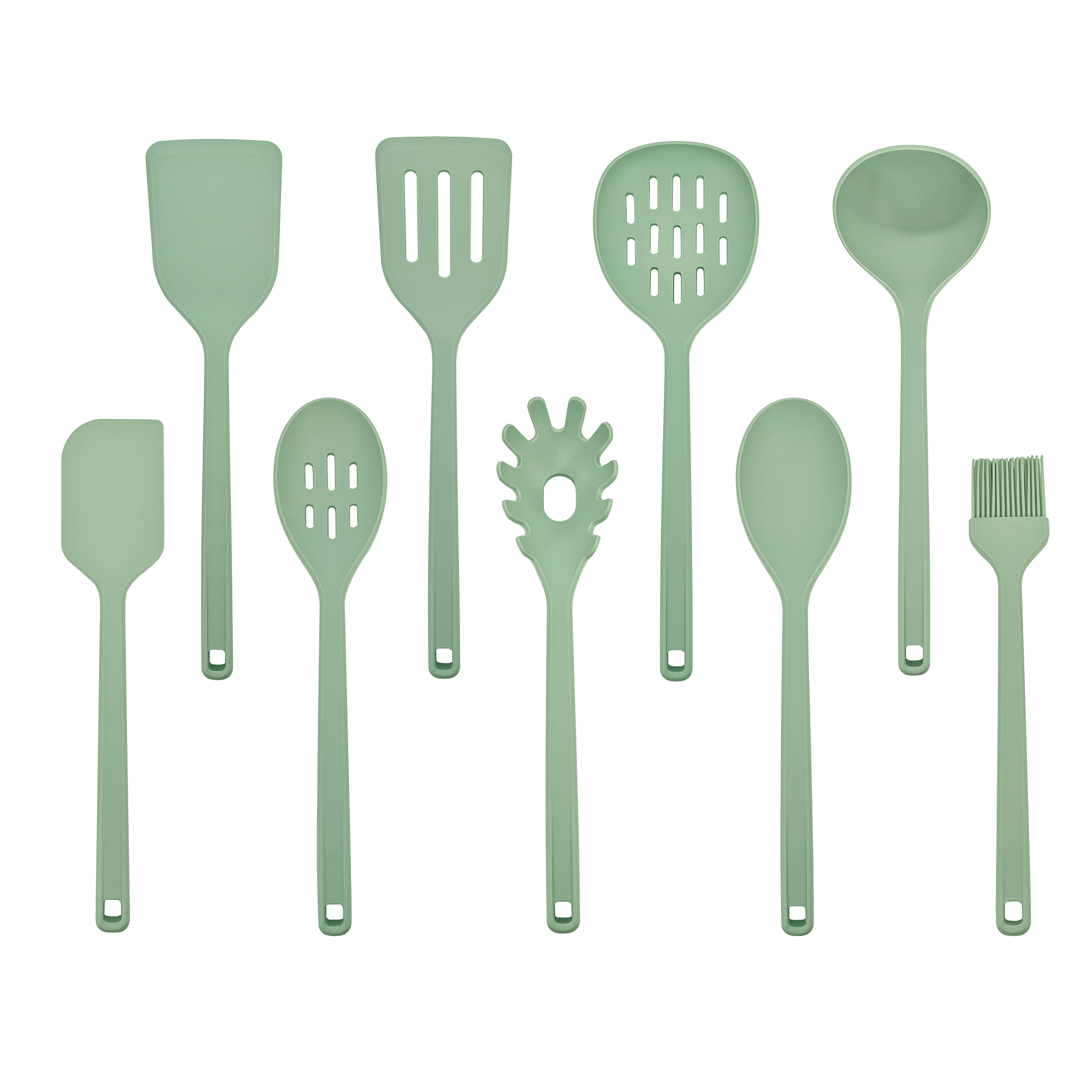 New silicone spatula, non-stick pan, silicone kitchenware, spatula, soup spoon, spatula, cooking spatula, household frying spatula
