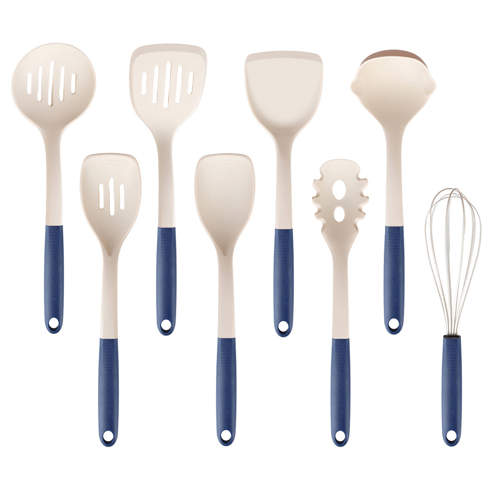Food-grade silicone spatula, non-stick spatula, special household cooking spatula, soup spoon spatula, high-temperature resistant kitchenware set