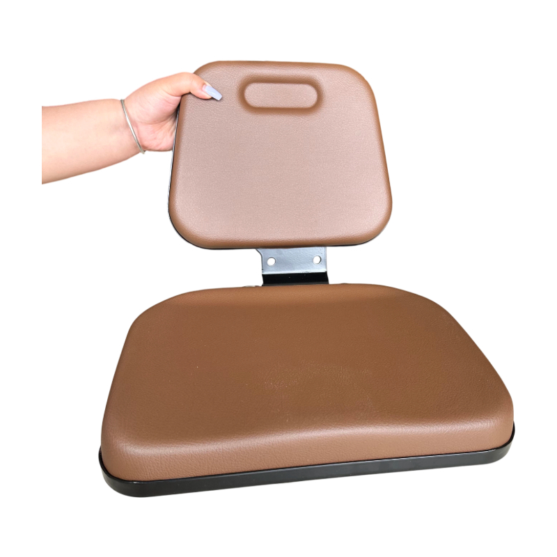 Foldable Passenger Seat Co-pilot Seat with Folding Bracket for Tractor Loader Excavator Agricultural Machinery Auxiliary Seat