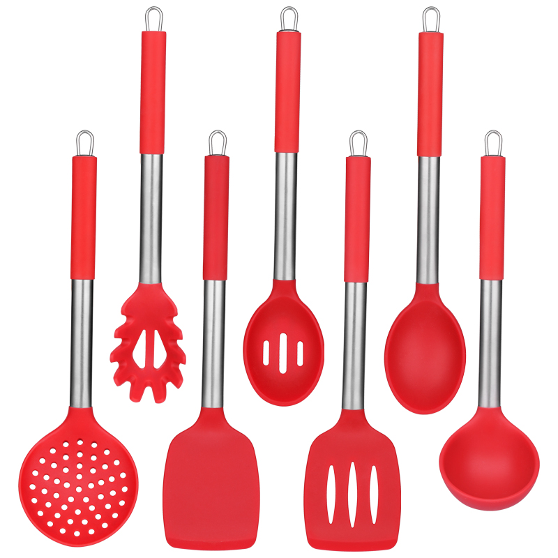 7-piece silicone kitchenware set