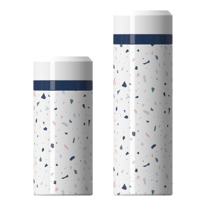Double‑Wall Vacuum Insulated Flask, Screw‑On Lid, Built‑in Tea Infuser