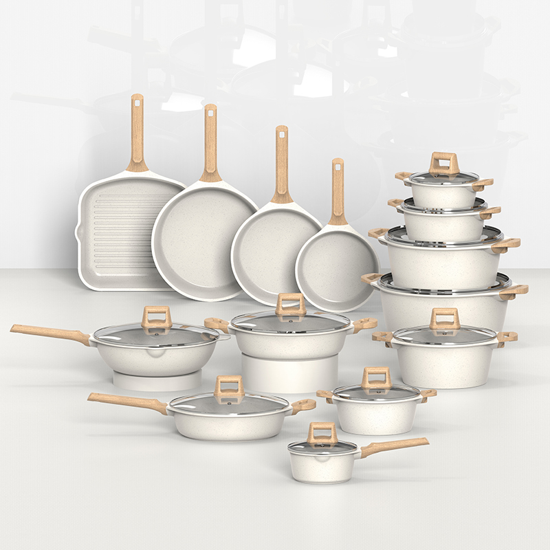 Die‑cast Aluminum Non‑Stick Cookware Set