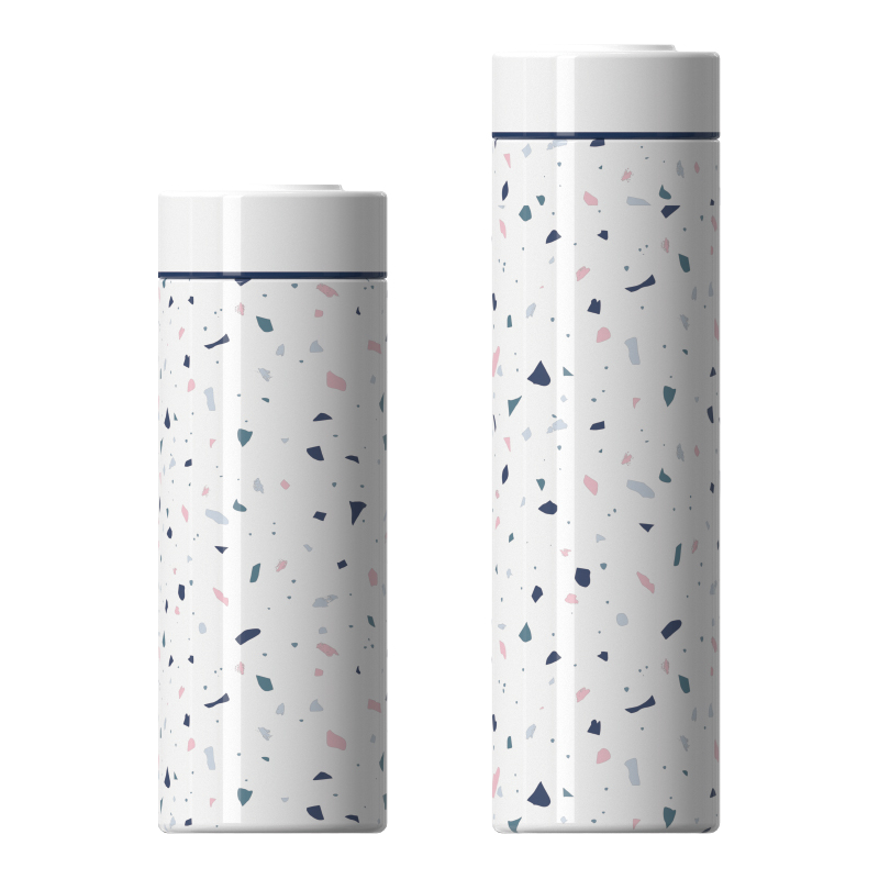 Double‑Wall Vacuum Insulated Flask, Screw‑On Lid, Built‑in Tea Infuser