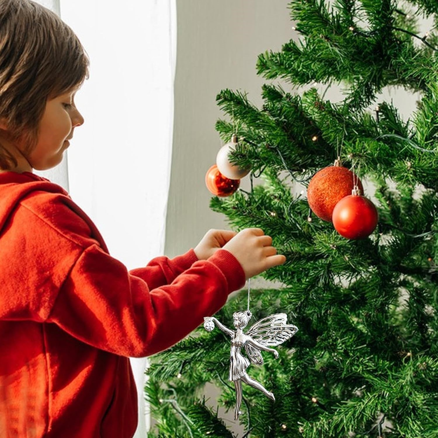 Custom Holiday Fairy Hanging Ornaments and Home Décor