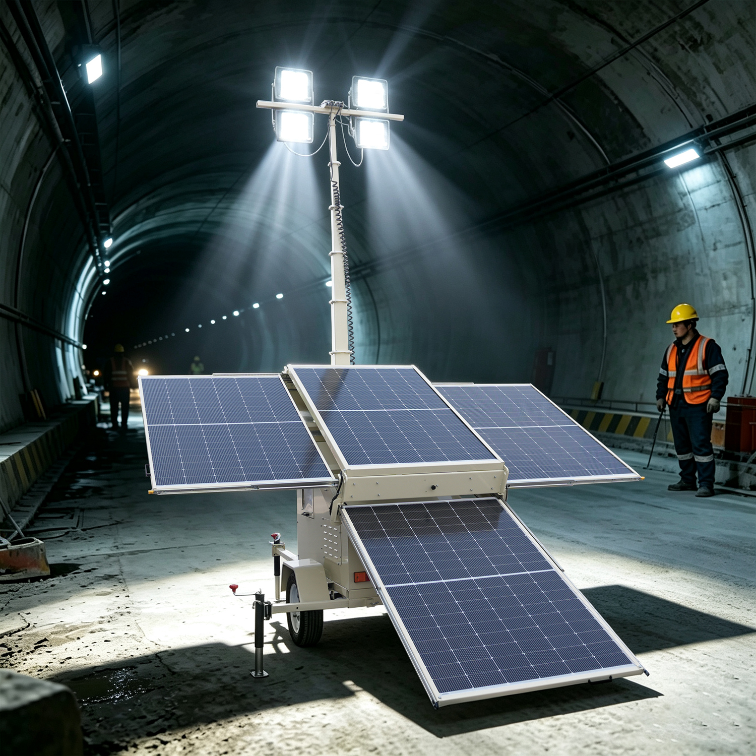 Solar Mobile Light Tower