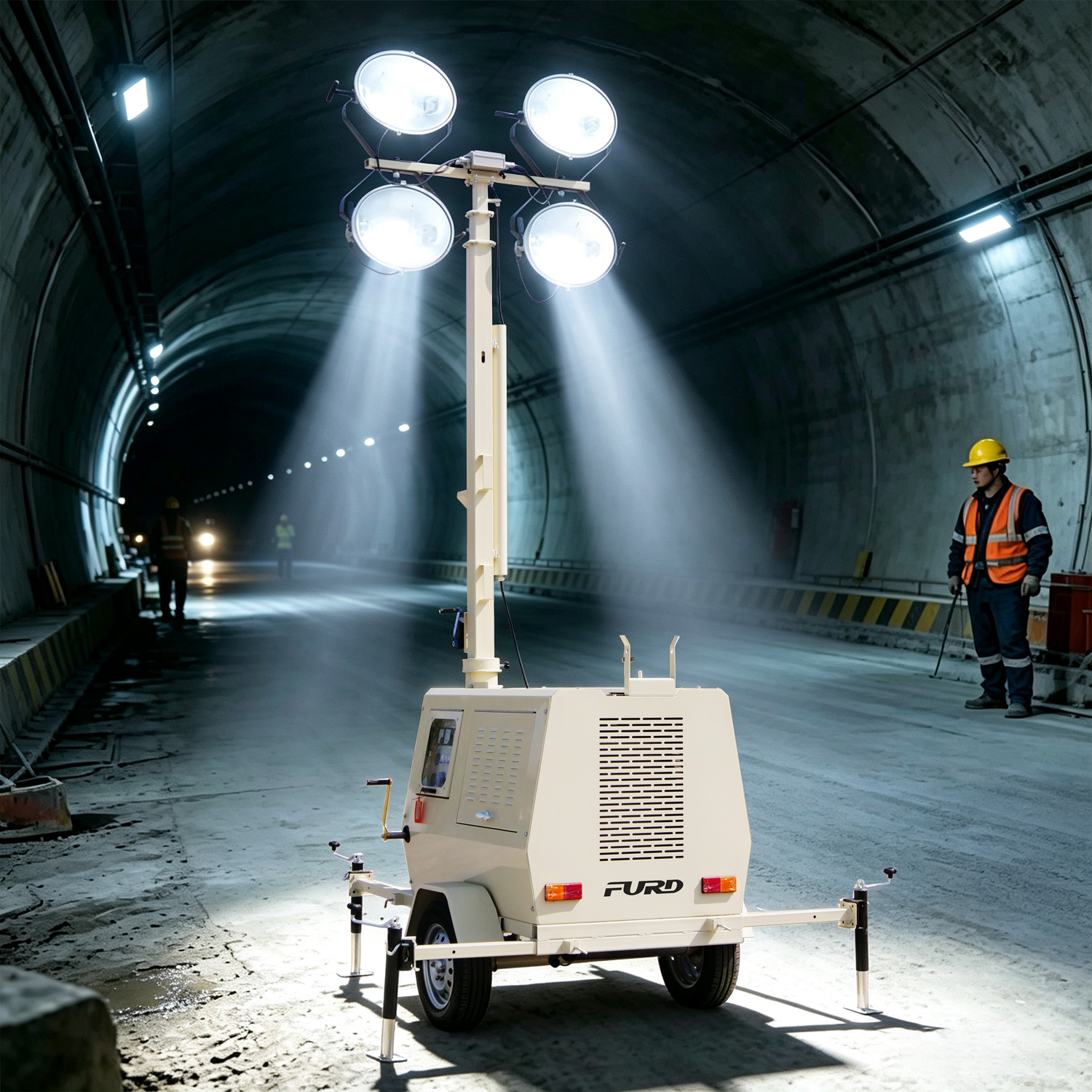 9M Portable Mobile Light Tower