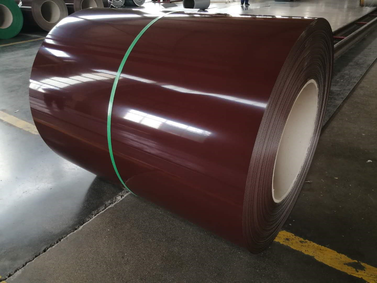 Polyester Coated Color Coated Steel Coil Corrosion Resistant For Factory Wall Panel