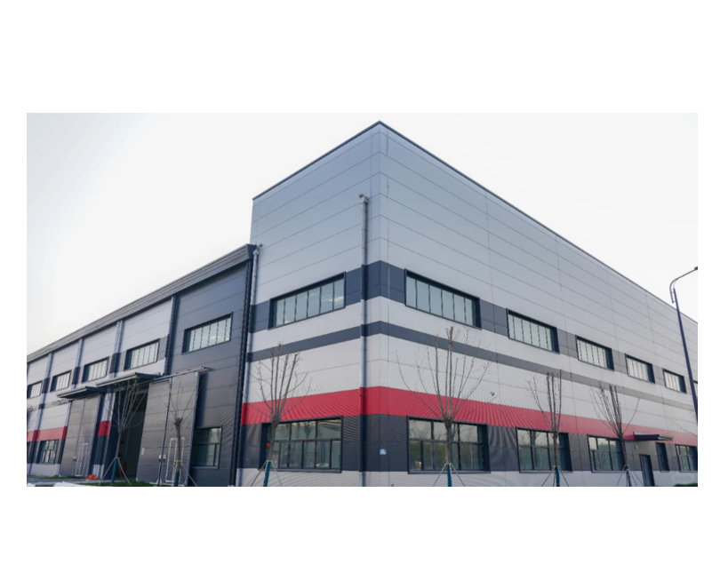 Prefabricated Steel Frame Commercial Display Center Building