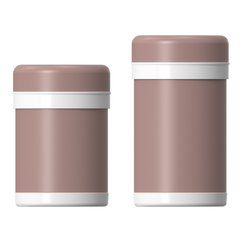 Double‑Wall Vacuum Insulated Food Container, Screw‑On Lid