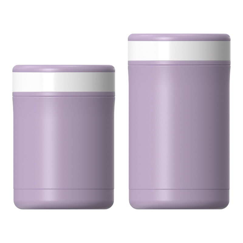 Double‑Wall Vacuum Insulated Food Container, Screw‑On Lid