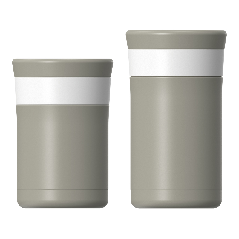 Double‑Wall Vacuum Insulated Food Container, Screw‑On Lid