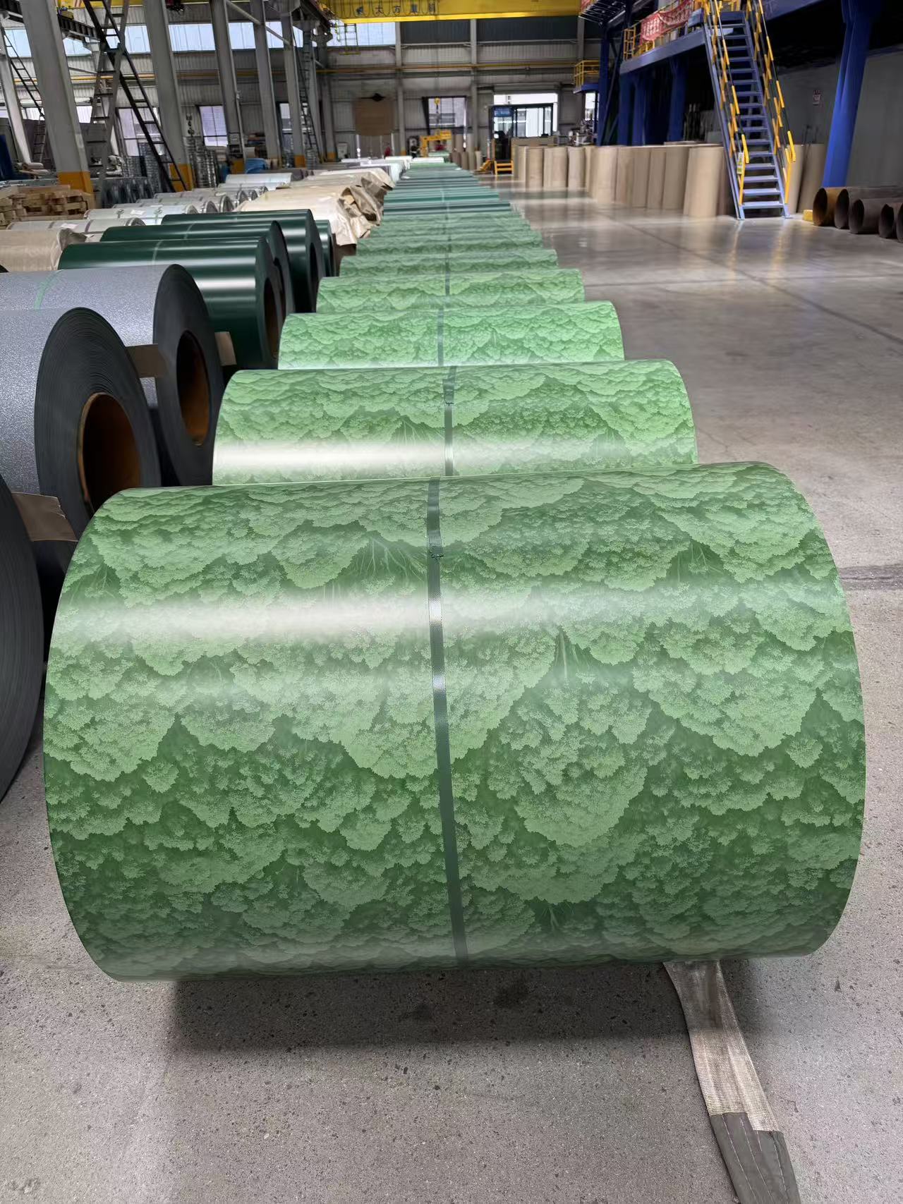 Custom Color PPGI PPGL Color Coated Steel Coil Raw Material For Roof And Wall Sheet