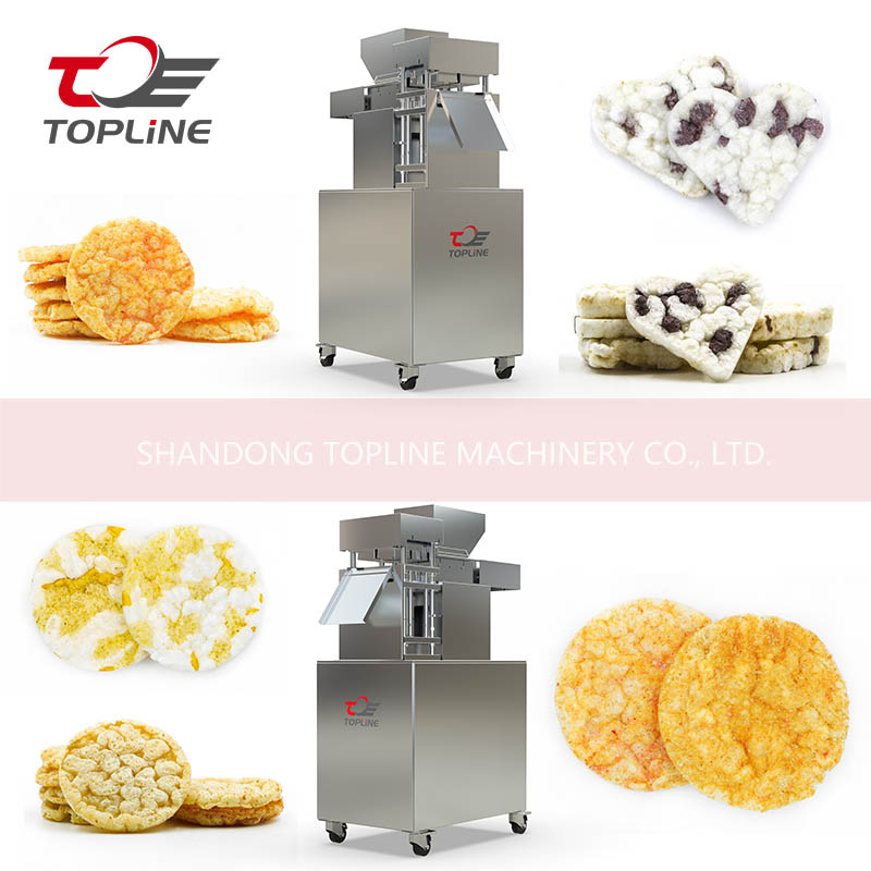 Puffed Rice Cake Making Machine Non‑fried Popped Rice Cake Snack Forming Equipment