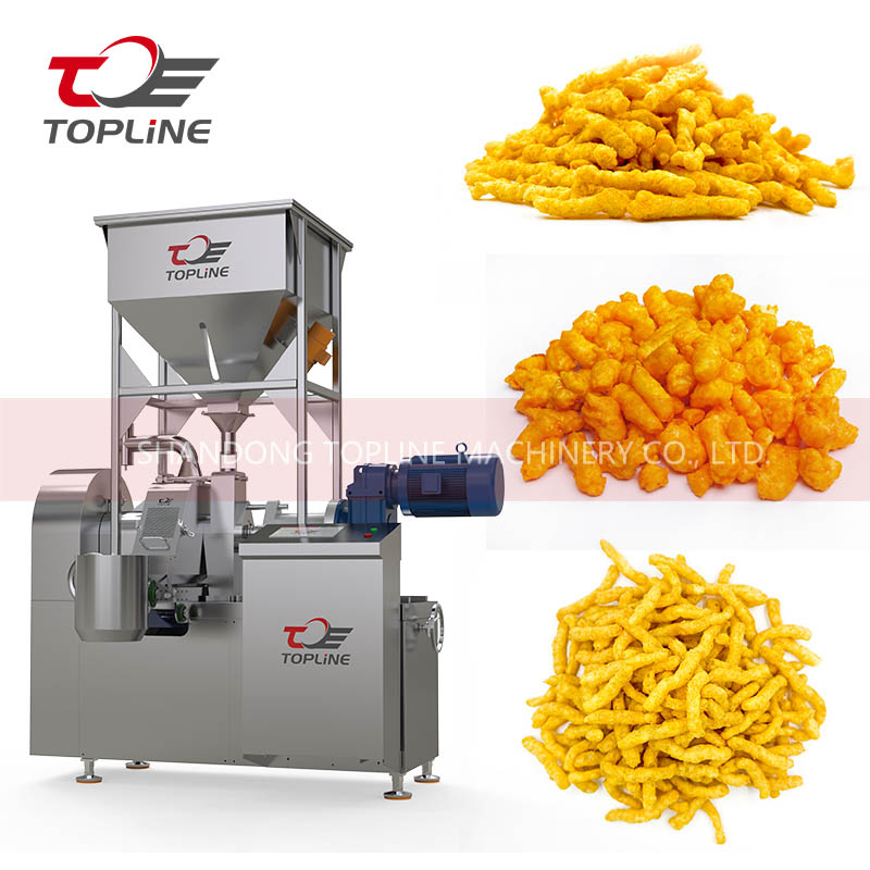 Niknak Corn Curls Process Line Automatic Fried Kurkure Extruder