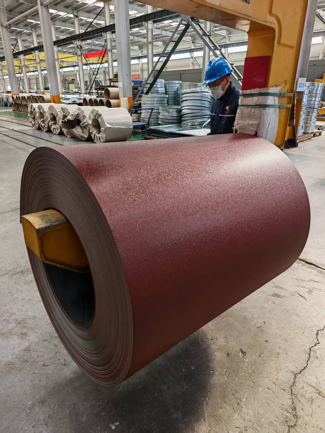 SMP Silicon Modified Polyester Color Coated Steel Coil For Construction Project