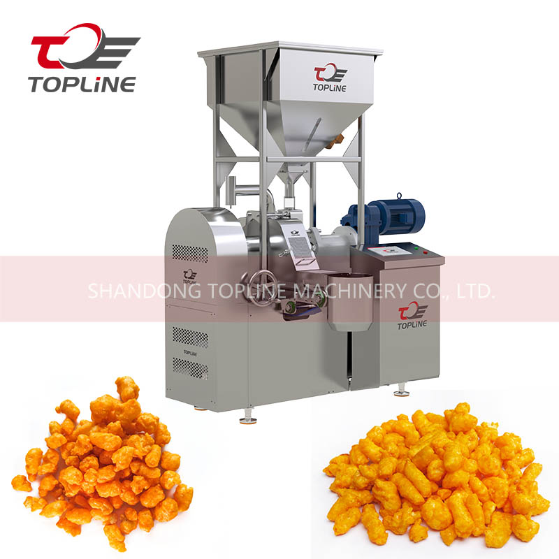 Corn Chips Production Line Nik Nak Corn Curls Manufacturing Plant Fried Baked Kurkure Cheetos Snack