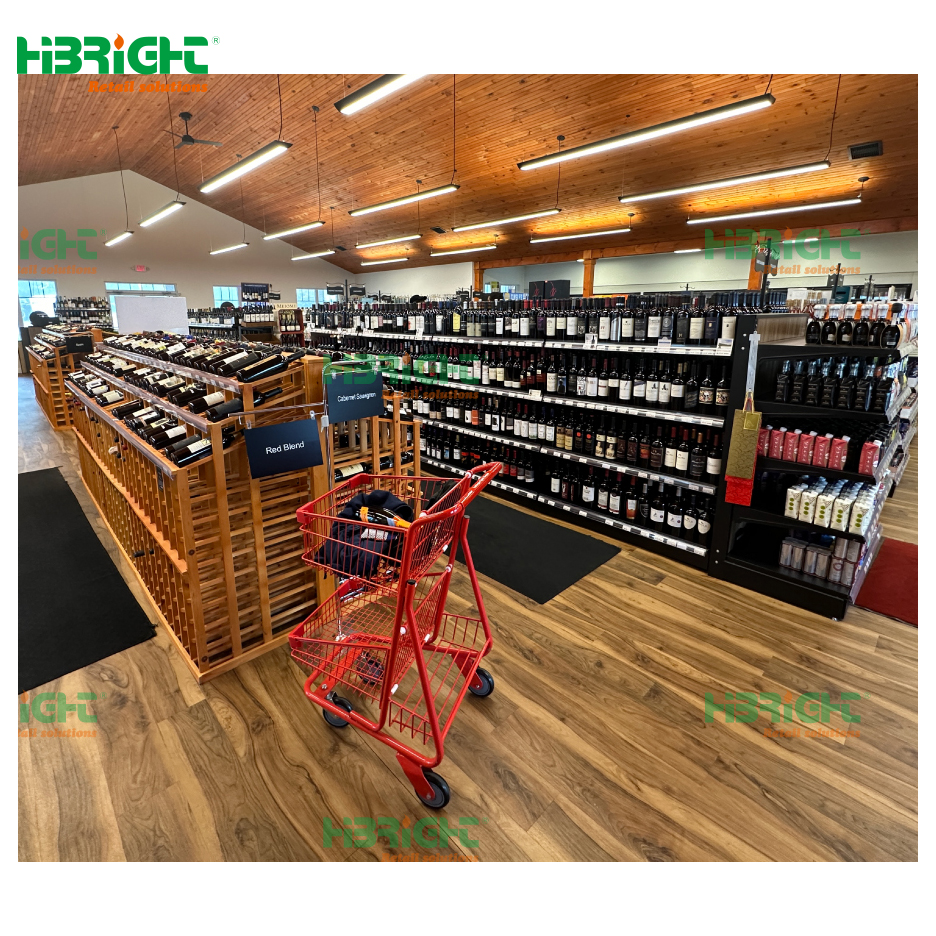 Supermarket design service liquor store fixture